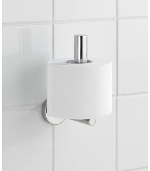 WENKO 20218100 - Porta carta igienica BOSIO SHINE 8x12,5 cm in acciaio inossidabile/argento