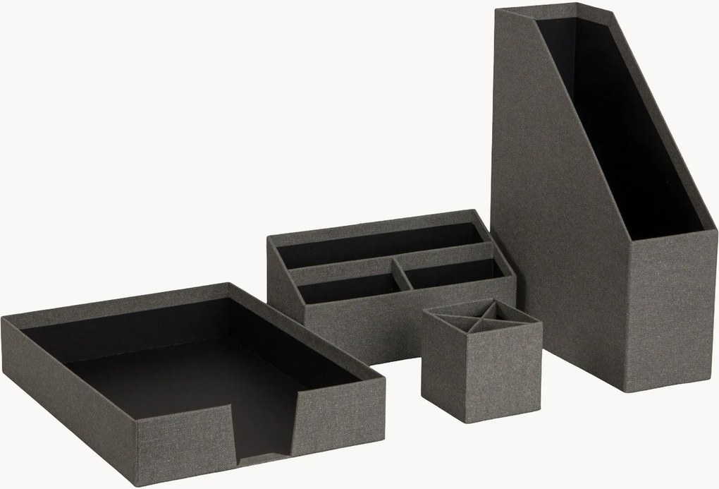 Set di 4 organizer da scrivania Hugo