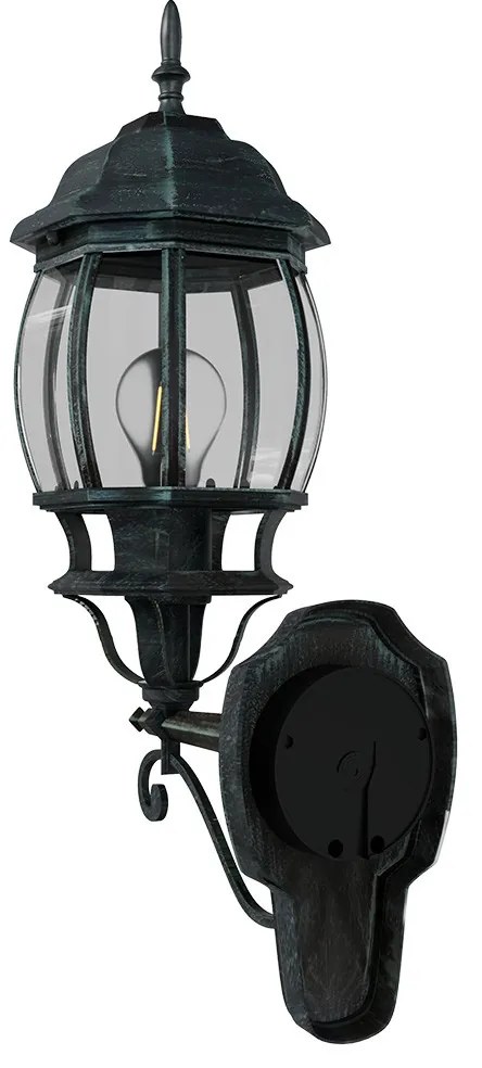 Applique da Esterno Storica E27 IP54 Verde Anticato - Serie BELLINI 1A