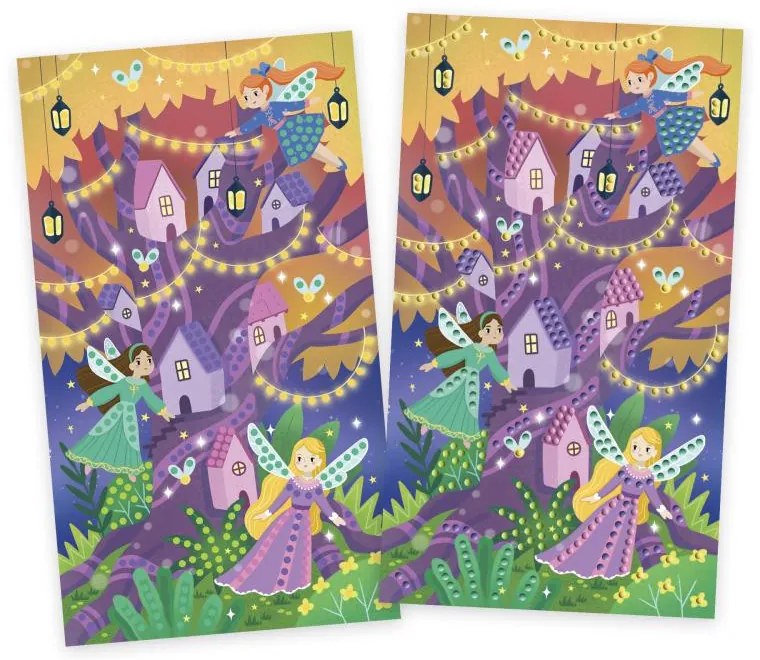 Atelier per bambini midi - Pittura con mini strass - Magia e unicorni