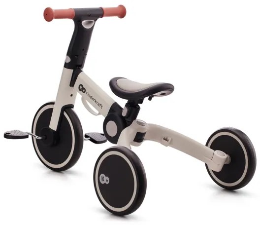 KINDERKRAFT - Bicicletta a spinta per bambini 3in1 4TRIKE grigio