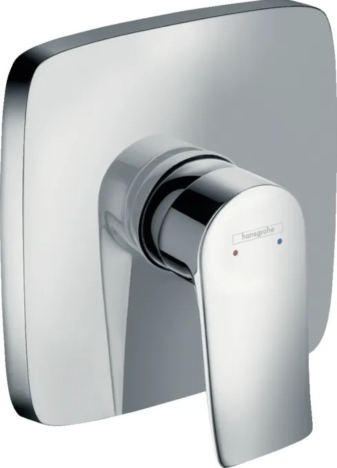 Set Esterno Miscelatore doccia Monocomando quadro senza parte incasso Cromo Hansgrohe Metris 31456000