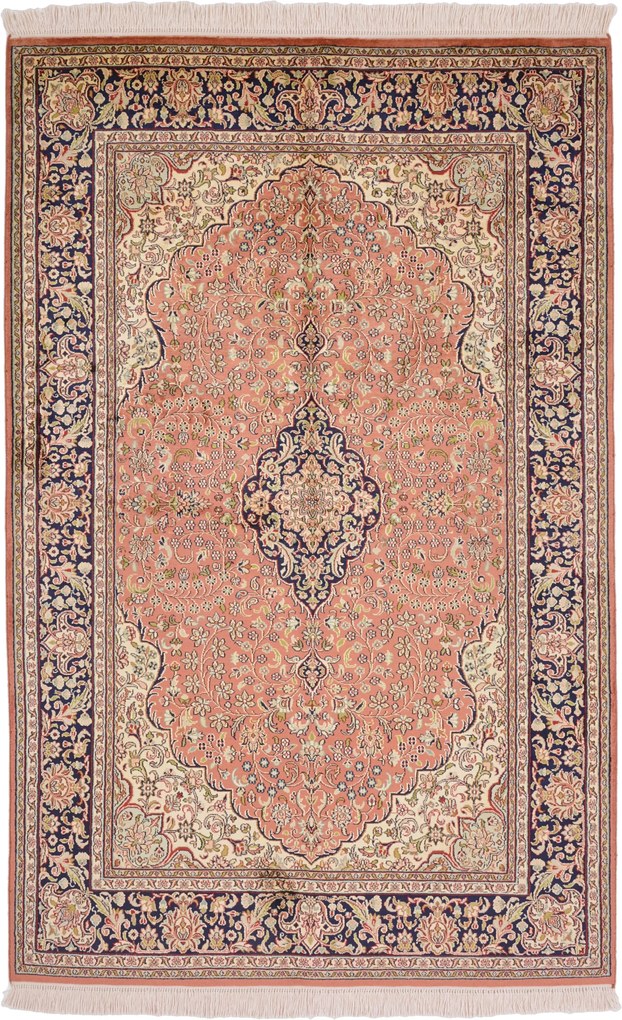 Cashmere Silk Tappeto orientale 130 x 200 (Indian) Annodato A Mano