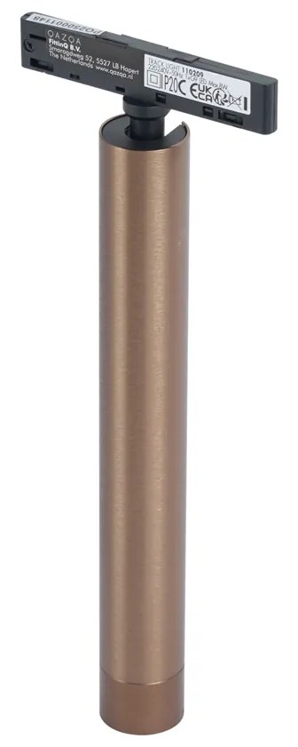 Faretto moderno bronzo scuro per sistema a binario monofase - Slimline Avery