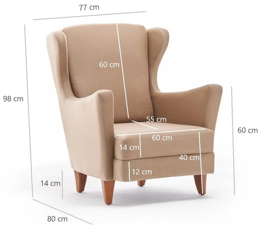 Sedia earl beige Lola Brejer - Artie