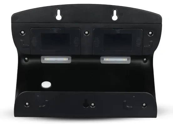 Lampada da parete solare a LED con sensore LED/7W/3,7V 4000K IP65 nero