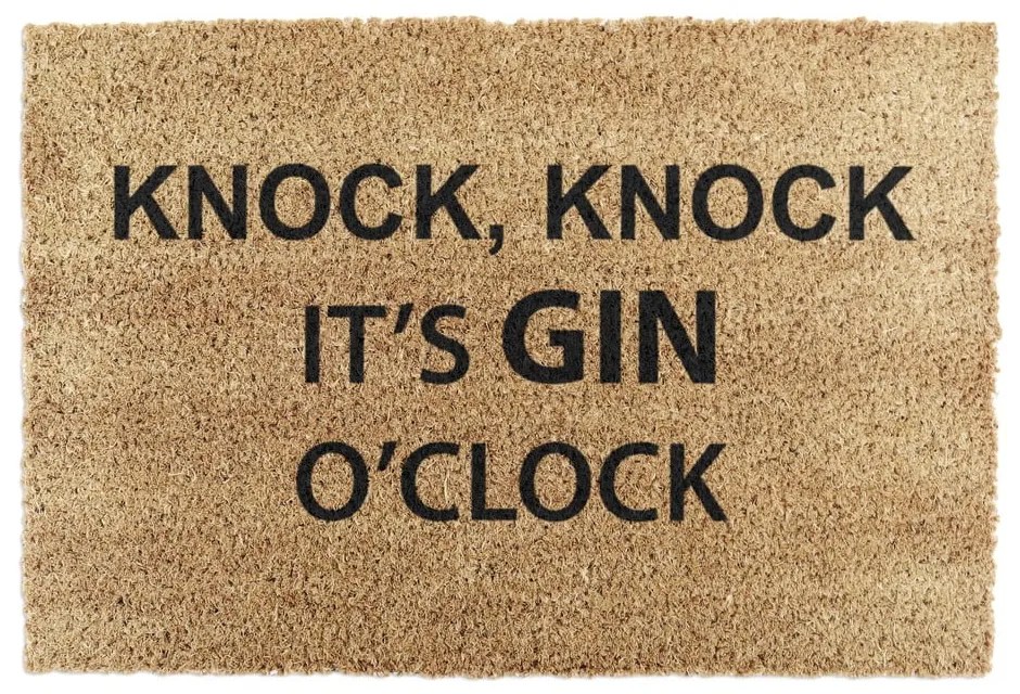 Zerbino in cocco 40x60 cm Gin O'Clock - Artsy Doormats