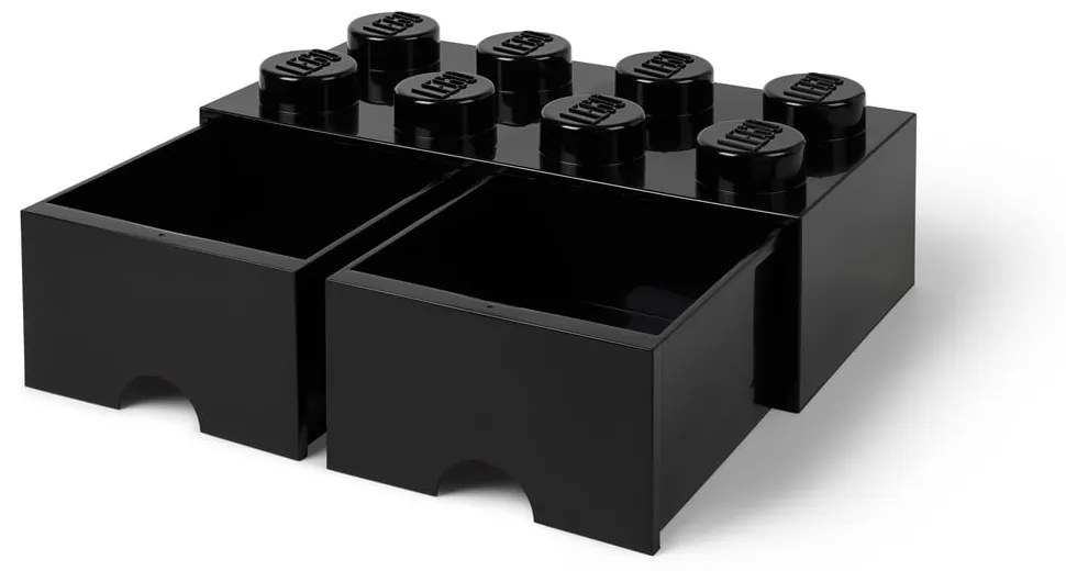 Contenitore nero con due cassetti - LEGO®