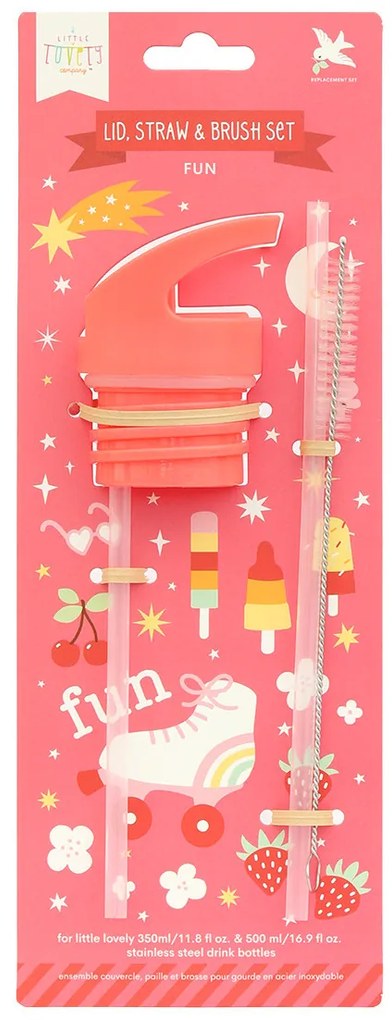 A Little Lovely Company - accessori per borraccia in acciaio inox - divertimento