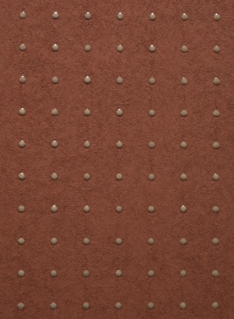 Arte International Tapete Dots - 31031 - Red of Ancient Architecture