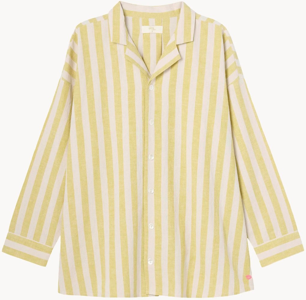 Camicia a righe in lino Elly Classic