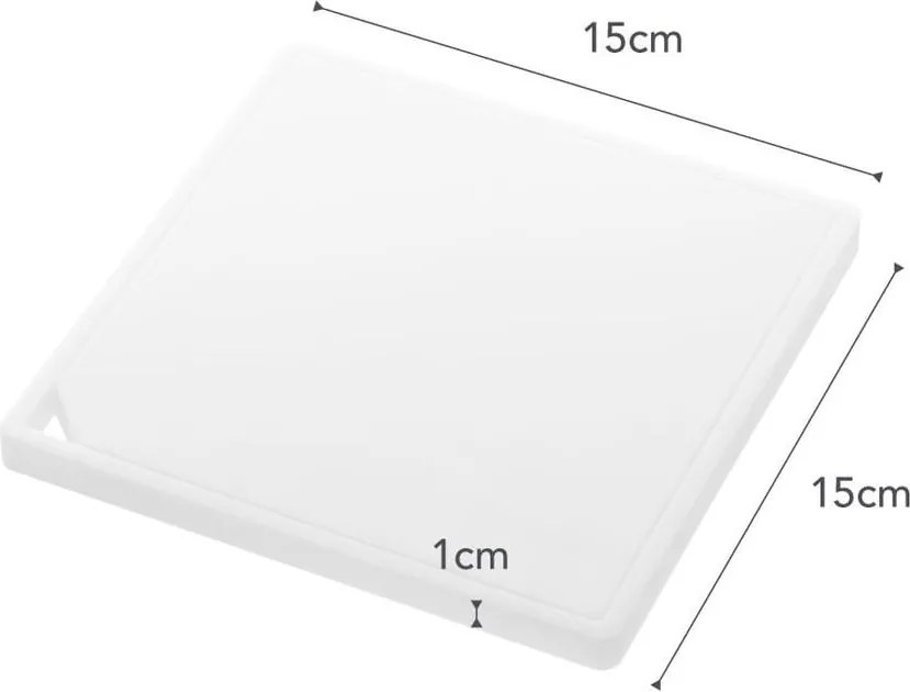 Tappetino bianco quadrato per pentole calde Tower - YAMAZAKI