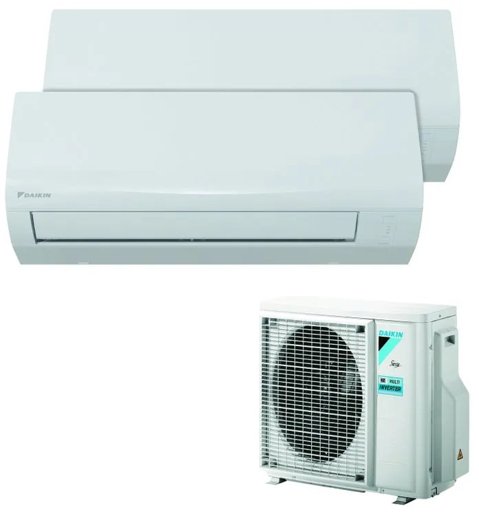 Condizionatore a muro multisplit inverter DAIKIN PRO ERA 9 + 12 17000 BTU classe raffreddamento A++, classe di riscaldamento A+, bianco