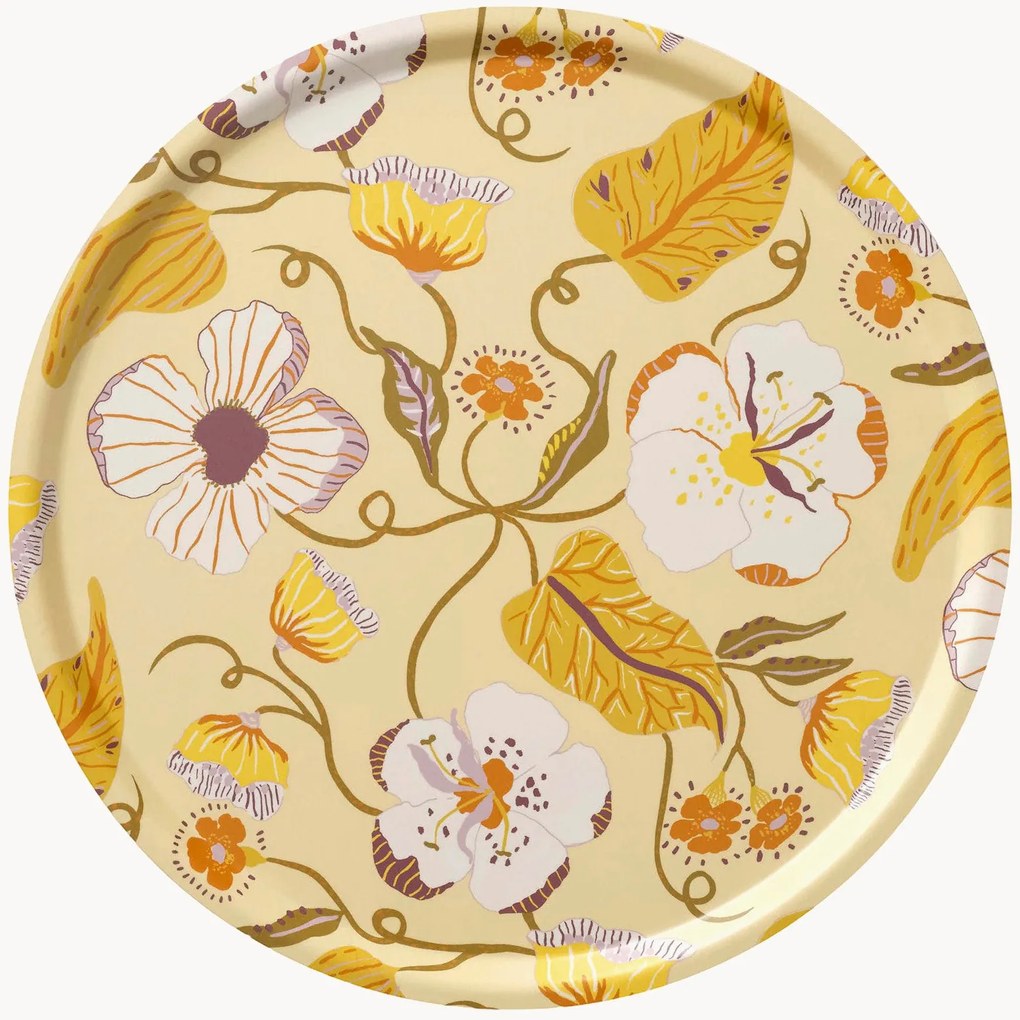 Vassoio decorativo in betulla fatto a mano Hilma