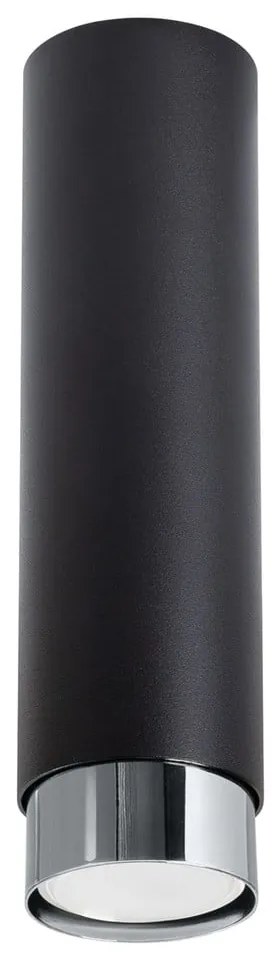 Plafoniera nera/argentata Crown – Sollux