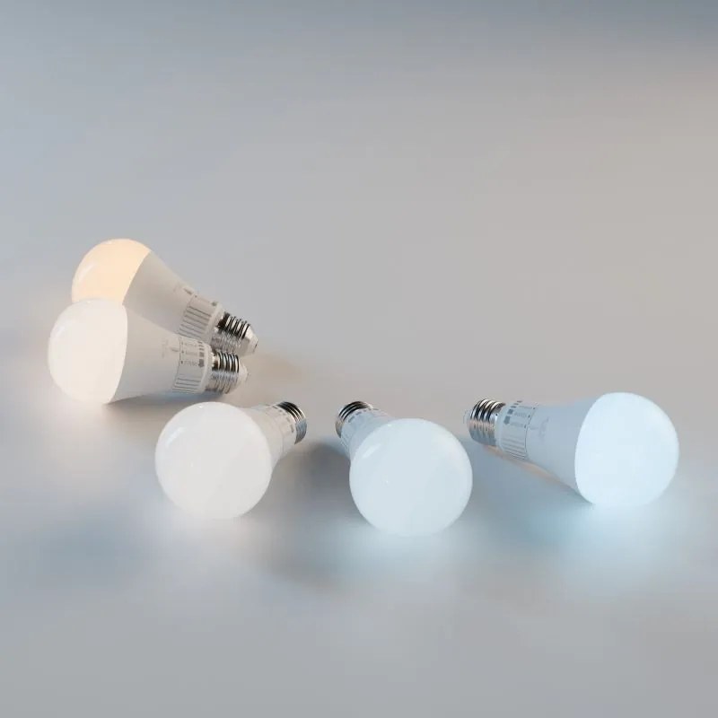 Lampadina LED 5 tonalità di luce GLS E27 230V 10W 5CCT