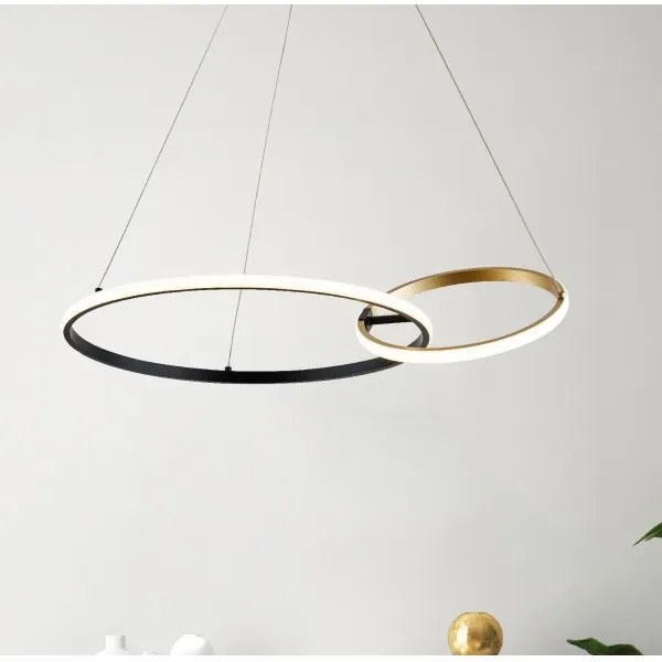 Zuma Line 20002P-GD - Lampadario LED a sospensione con filo RANDO LED/36W/230V 3000/4000/6000K