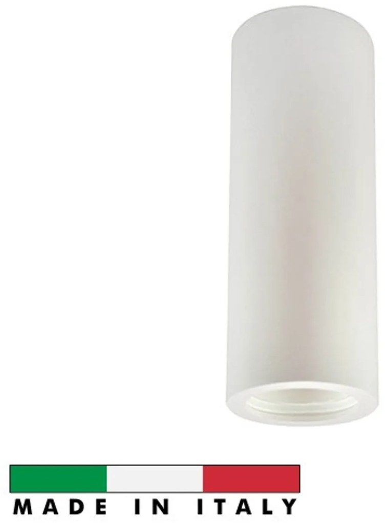 Applique da Soffitto in Gesso Pitturabile H190mm 1xGU10