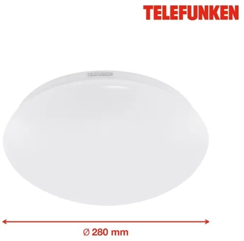 Telefunken 601206TF - Plafoniera LED da bagno LED/15W/230V diametro 28 cm