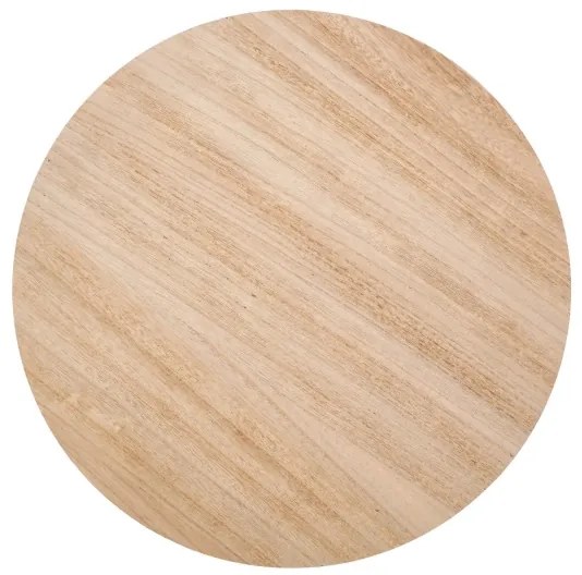 Tavolino da salotto TRAFICA 41x41 cm nero/beige