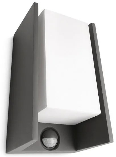 Philips - Applique da esterno con sensore BRIDGE 1xE27/15W/230V IP44