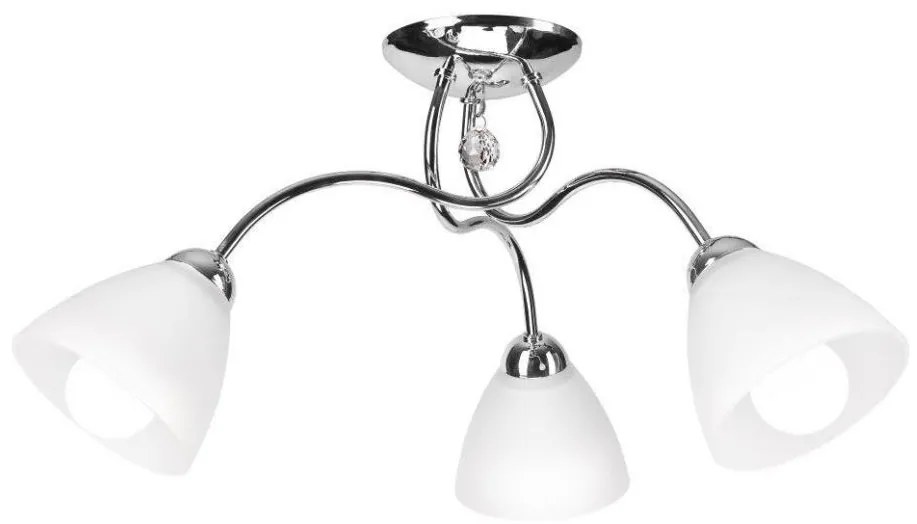 Lampadario a plafone MIRANDA 3xE27/60W/230V cromo lucido