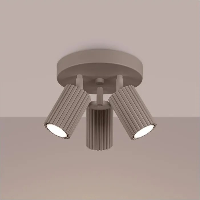 Brilagi - Faretto LED CRESTO 3xGU10/10W/230V taupe