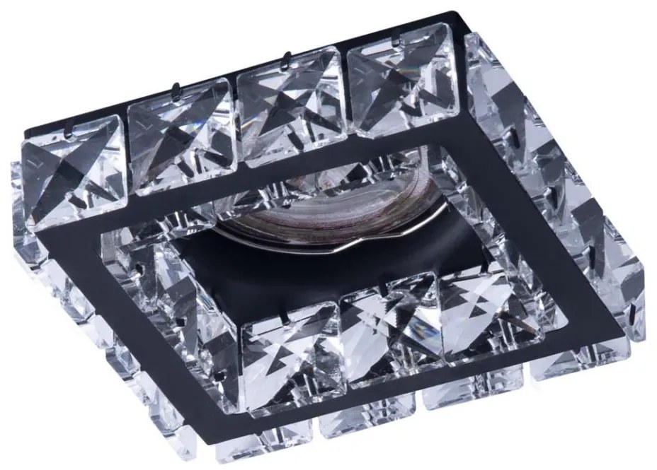 Azzardo AZ4411 - Faretto da incasso ESTER 1xGU10/50W/230V quadrato nero