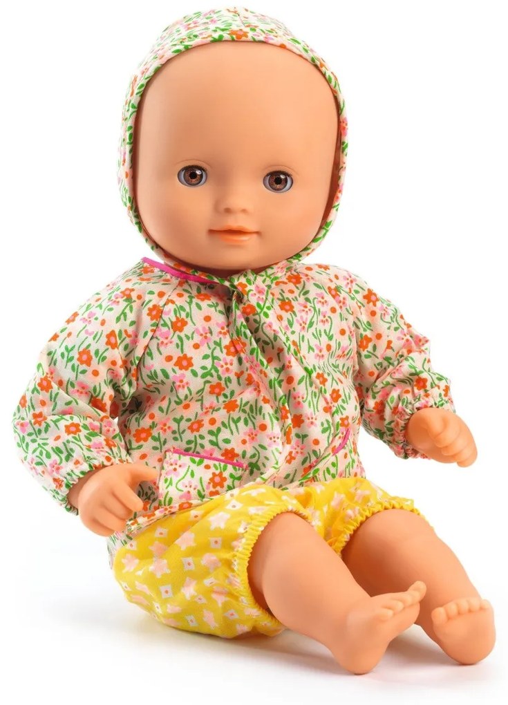 Baby Pomea - Bambola Flora con vestitini chic Petit Pan