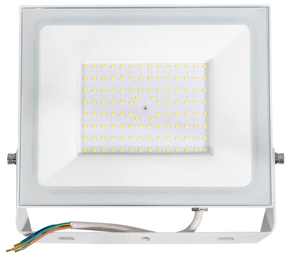 Faro LED 100W Slim Bianco IP65 - con Osram chip LED Colore Bianco Freddo 6.000K