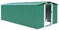 Capanno da Giardino 257x489x181 cm in Metallo Verde cod mxl 65812