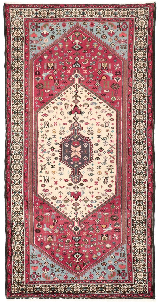 Tappeto persiano 100x200 (Iran) Annodato A Mano