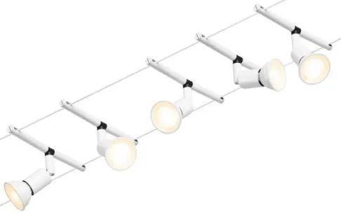 Paulmann 94458 - SET 5xGU5,3/10W Faretto SALT 230V bianco