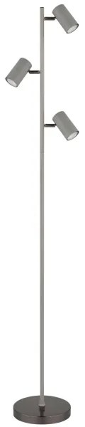 Globo 57911SS - Lampada con piedistallo ROBBY 3xGU10/5W/230V grigio