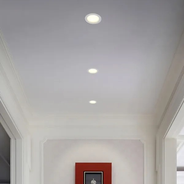 Immax NEO 07294L - Lampada da incasso dimmerabile DOWN LED/12W/230V Wi‑Fi Ø 12 cm bianco