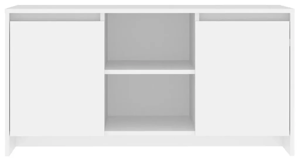 Mobile porta tv bianco 102x37,5x52,5 cm in truciolato