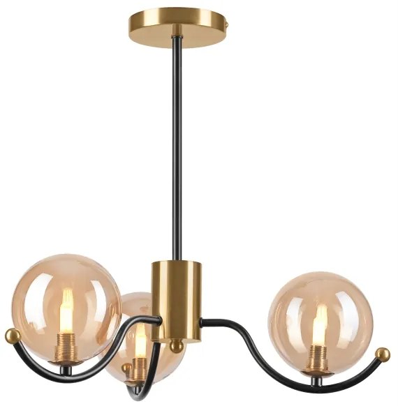 Lampadario a stelo GEORGIA 3xG9/5W/230V dorato/beige fumé