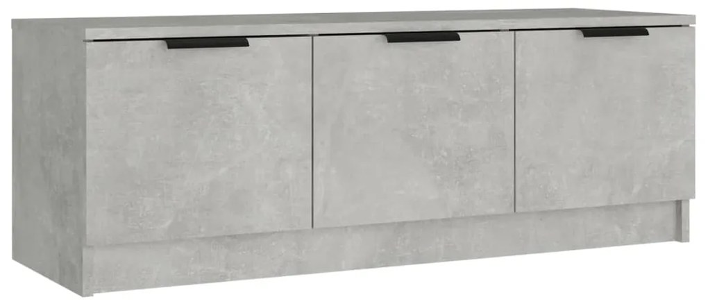 Mobile porta tv grigio cemento 102x35x36,5 cm legno multistrato