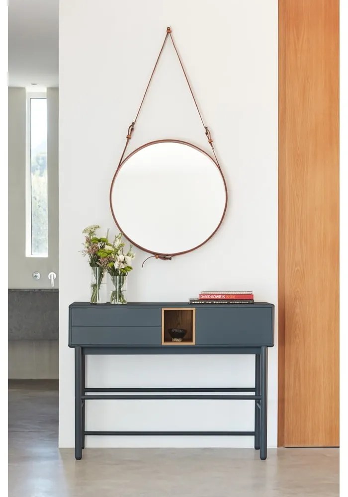 Consolle grigio scuro 35x120 cm Corvo - Teulat