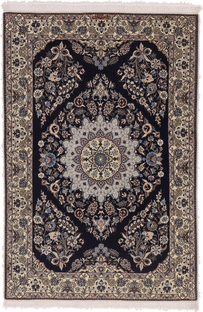 Nain Tappeto persiano 100x150 (Iran) Annodato A Mano