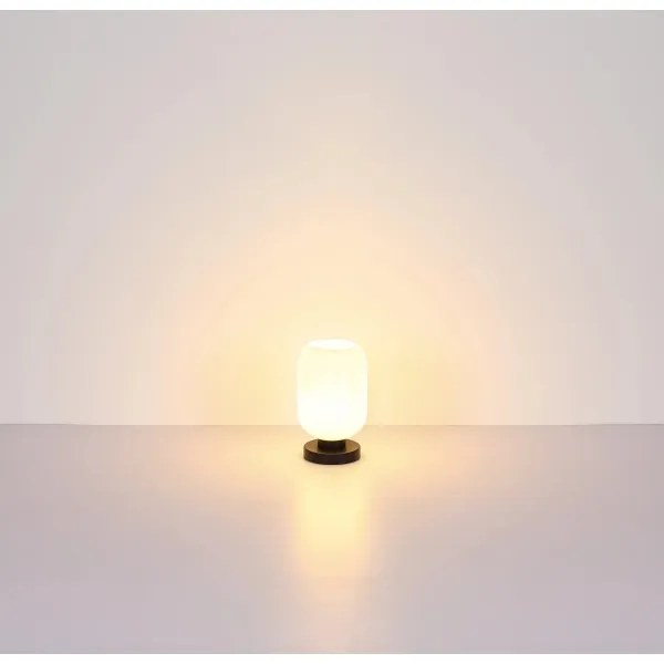 Globo 15469TO - Lampada da tavolo NORMY 1xE27/40W/230V bianco