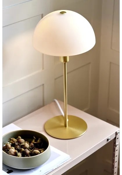 Nordlux - Lampada da tavolo ELLEN 1xE14/40W/230V oro/bianco