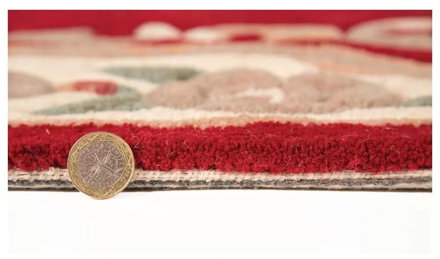 Tappeto in lana rossa 67x210 cm Aubusson - Flair Rugs