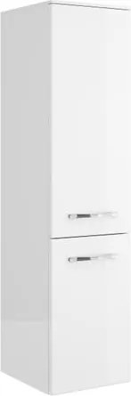 Colonna per mobile bagno image PELIPAL 1 cassetto 2 ante P 33 x L 30 x H 121 cm bianco mdf