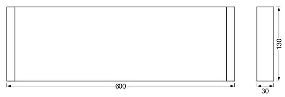 Ledvance - Mensola con illuminazione a LED LINEAR LED/12W/230V 60 cm IP44