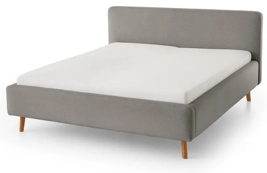 Letto singolo imbottito grigio rete non inclusa 120x200 cm Mattis – Meise Möbel
