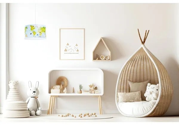 Lampadario a sospensione per bambini SWEET DREAMS 1xE27/60W/230V diametro 30 cm