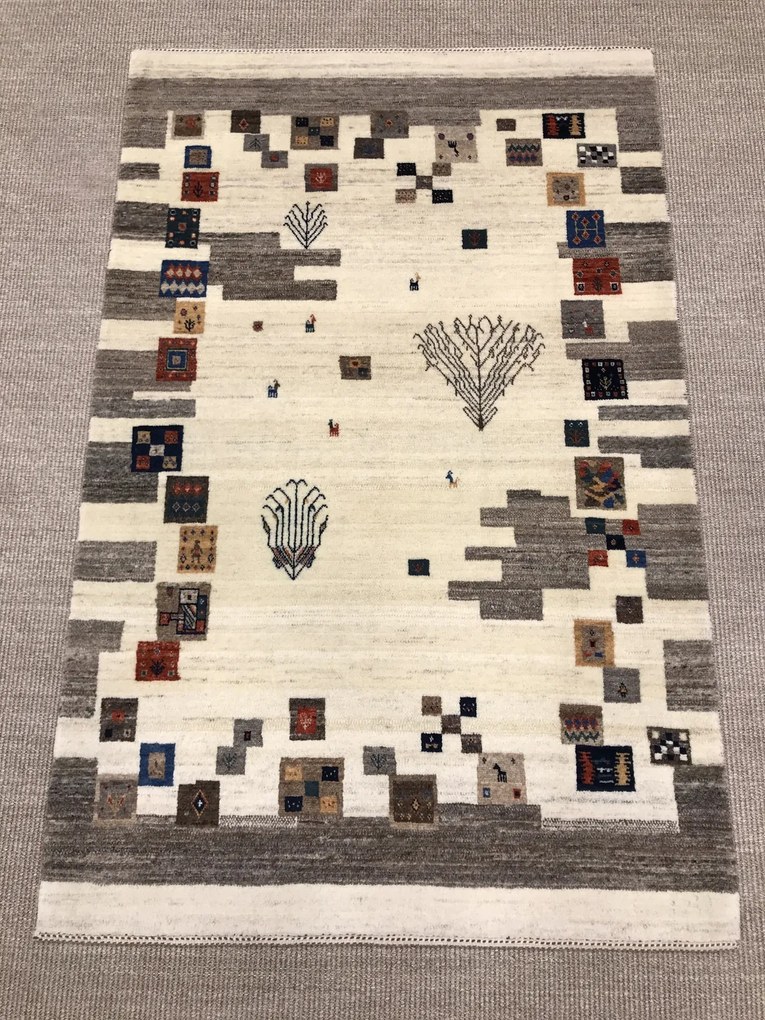 Loribaft Tappeto persiano 160x100 Beige (Iran) Annodato A Mano