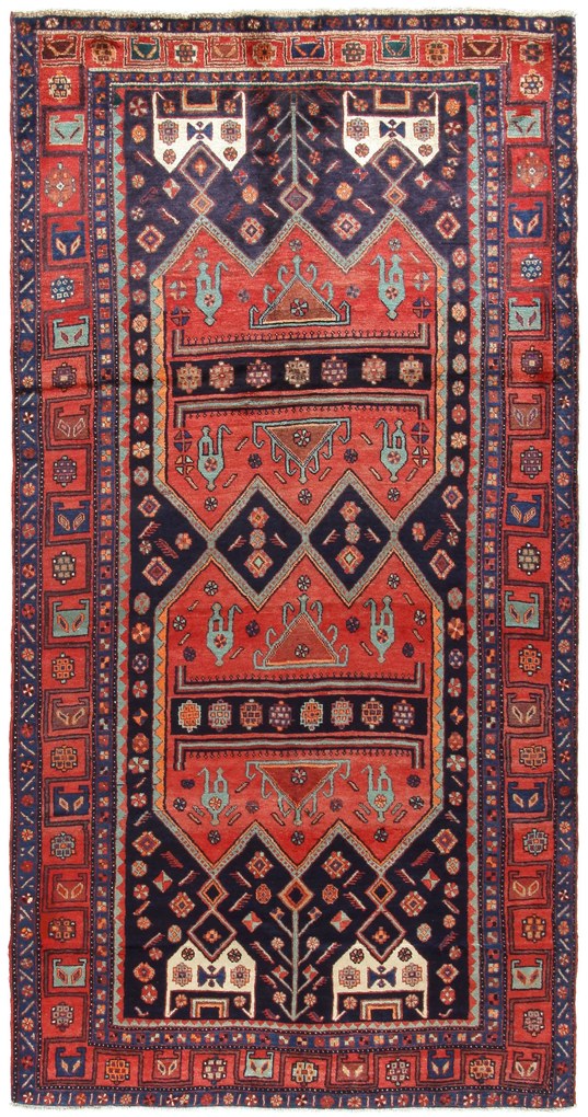 Hamedan Tappeto 320 x 160 (Iran) Annodato A Mano