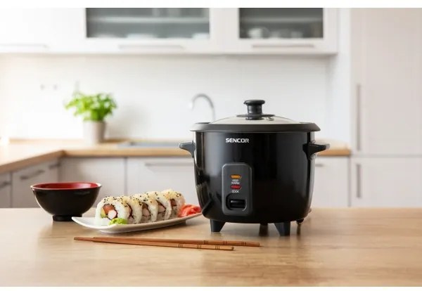 Sencor - Cuociriso  300W/230V 0,6l nero